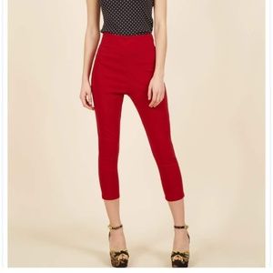 Modcloth Hell Bunny Jive Got a Feeling capris 3x